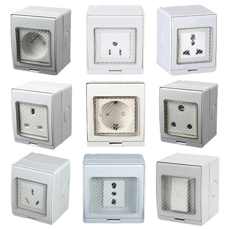 Outdoor Kitchen Power Outlet - Uniwersalne zewnętrzne wodoszczelne gniazdo ścienne AU