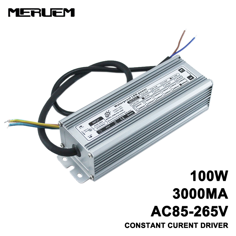 Outdoor Power Transformer - 100W IP65 wodoodporny sterownik LED, AC85-265V