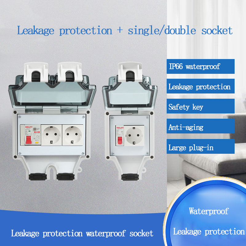Outdoor Power Outlet Extension - Wodoodporne gniazdo zewnętrzne typu 86, wodoszczelna