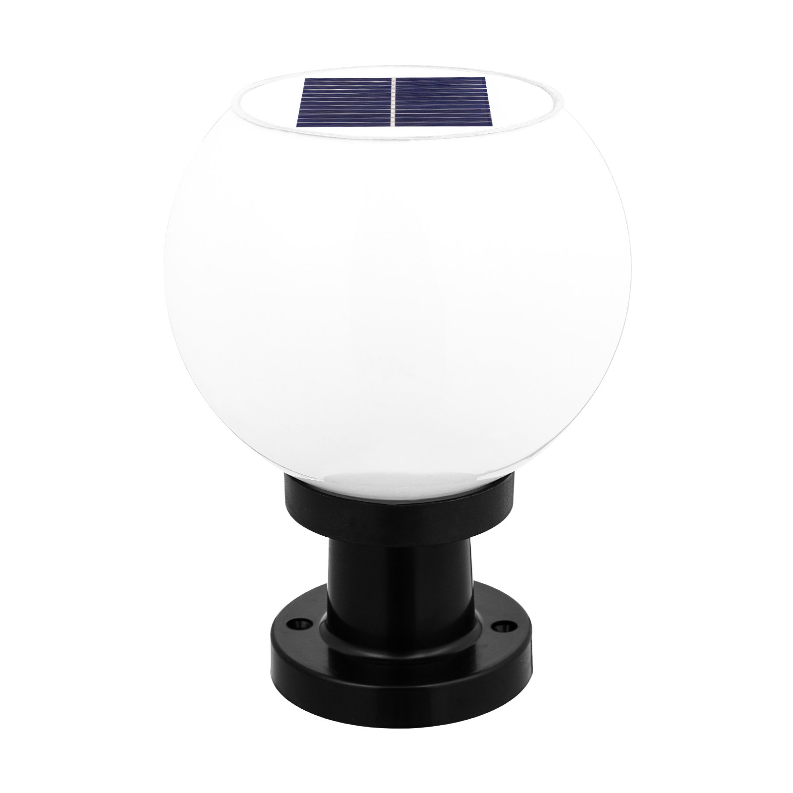 Outdoor Powerwall - Zewnętrzna lampa słoneczna naścienna, wodoodporna, okrągła,