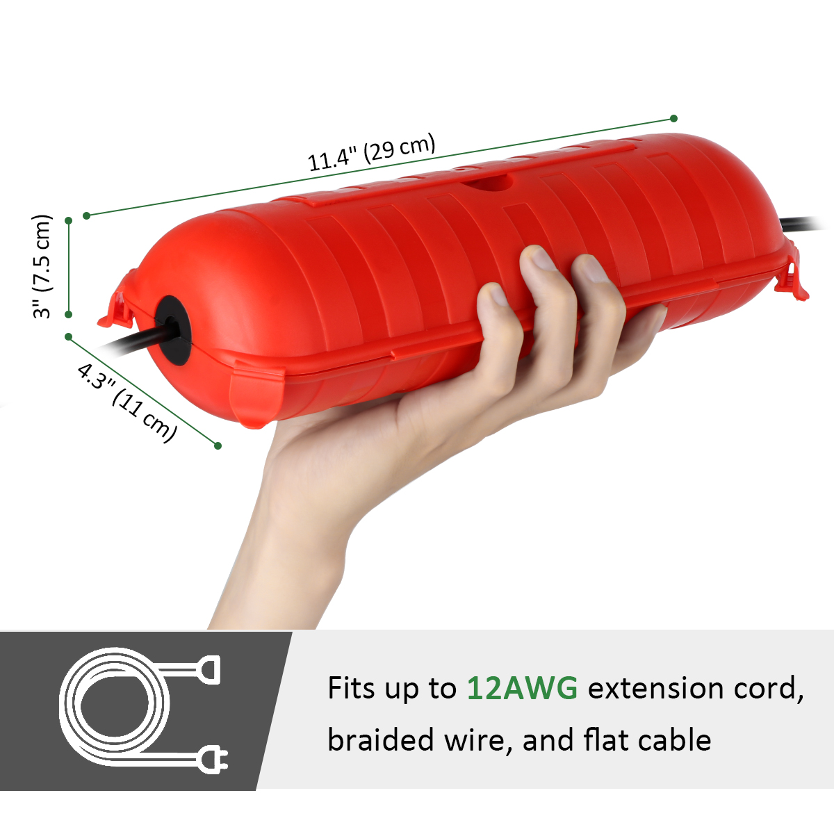 Wodoodporna skrzynka zasilając – Outdoor Power Outlet Extension recenzja i cena