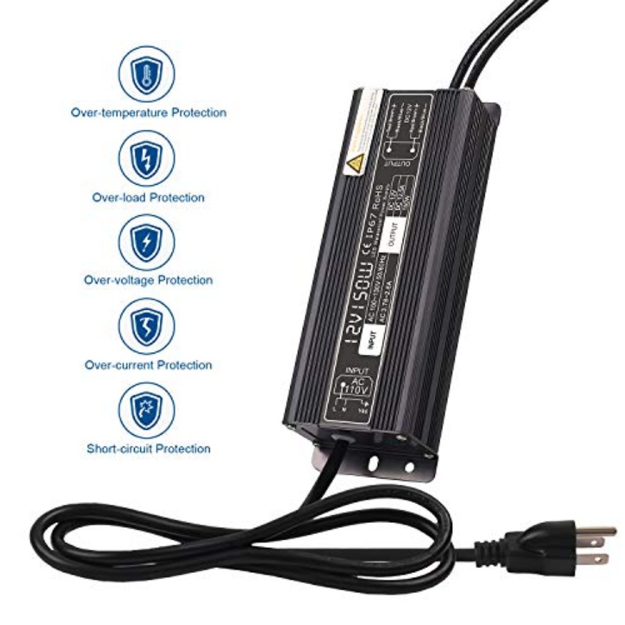 Zasilacz LED 150W, wodoodporny – Outdoor Power Transformer recenzja i cena