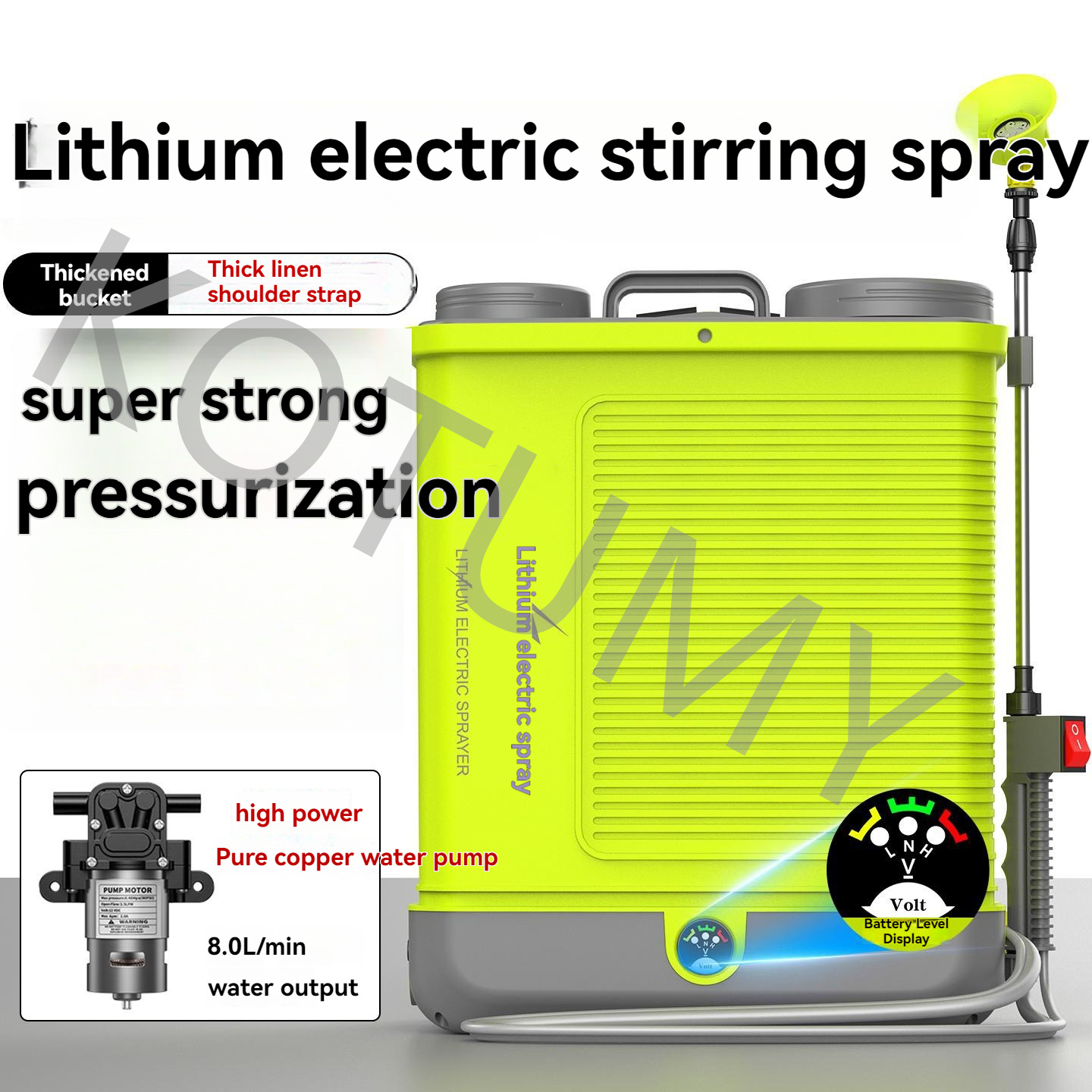 Opryskiwacz elektryczny na bat – Electric Sprayer Backpack recenzja i cena