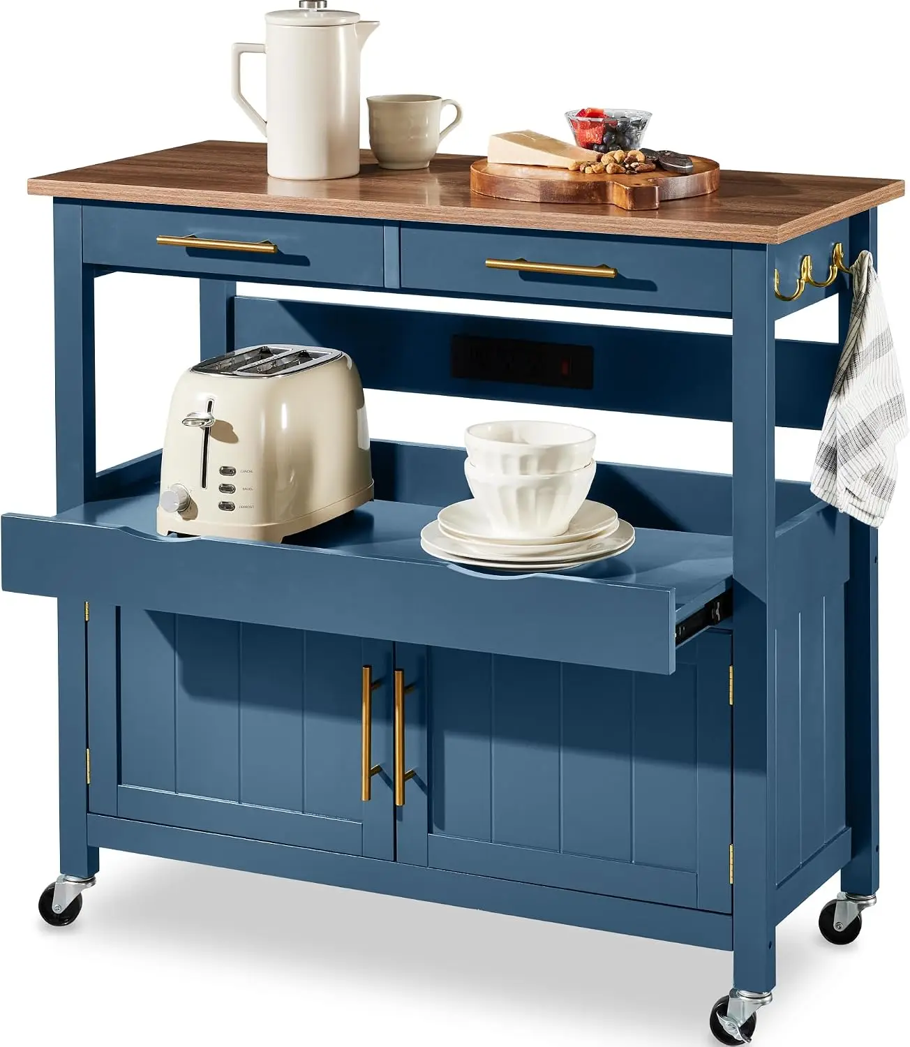 36in Large Rolling Kitchen Isl – Outdoor Kitchen Power Outlet recenzja i cena