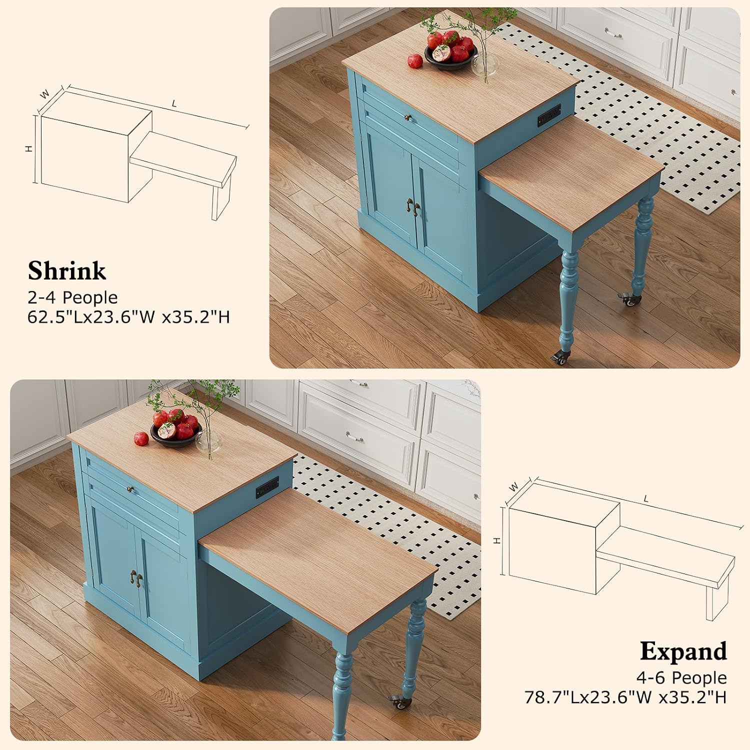 72-calowa wyspa kuchenna z roz – Outdoor Kitchen Power Outlet recenzja i cena
