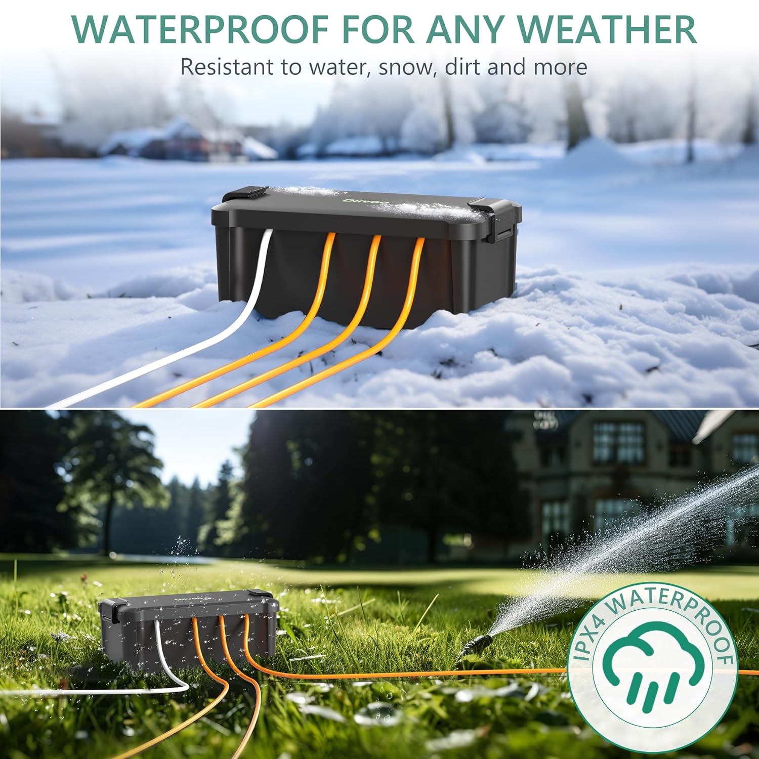 Diivoo Zewnętrzna wodoodporna  – Outdoor Power Outlet Extension recenzja i cena