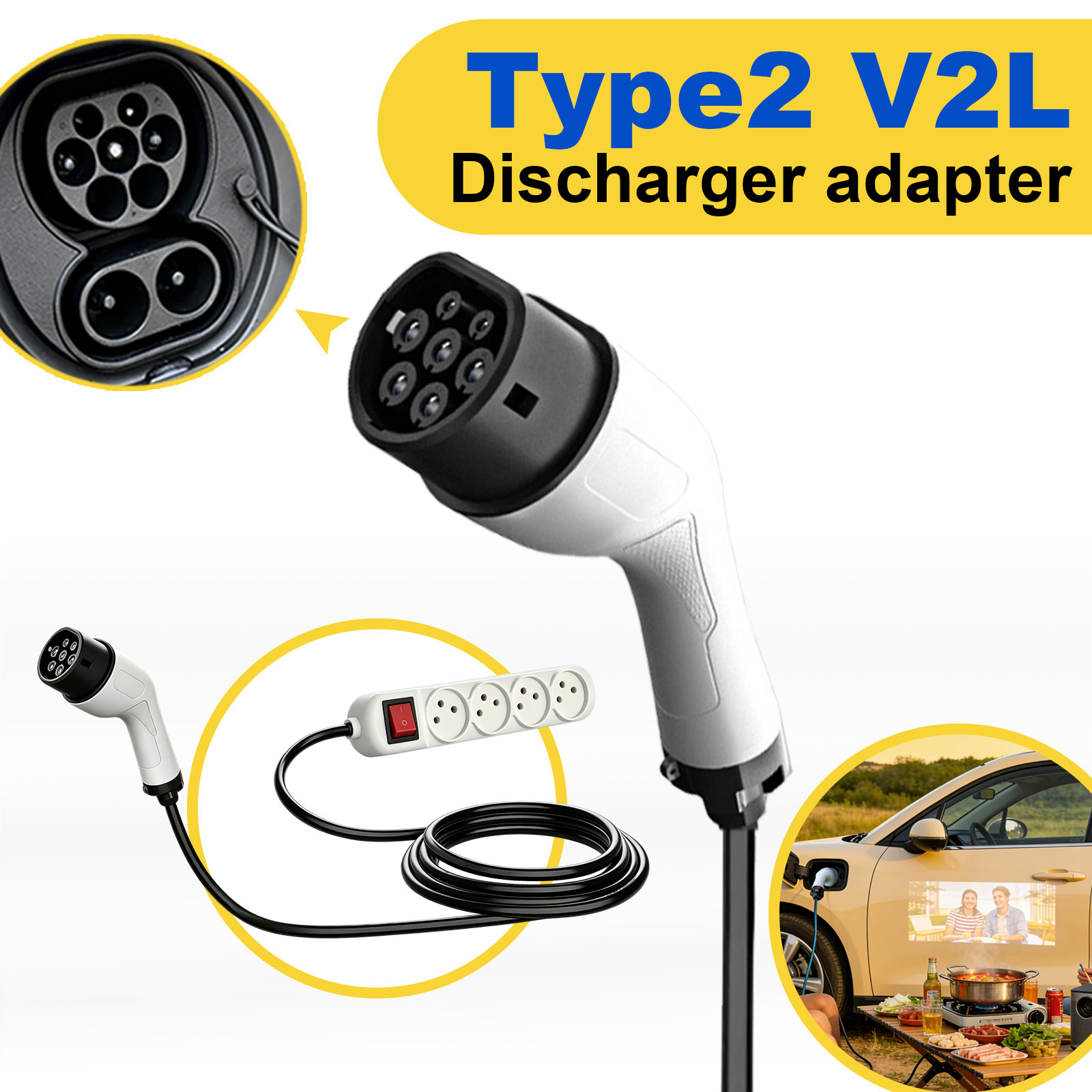 Adapter rozruchowy Type2 V2L z – Outdoor Powerwall recenzja i cena