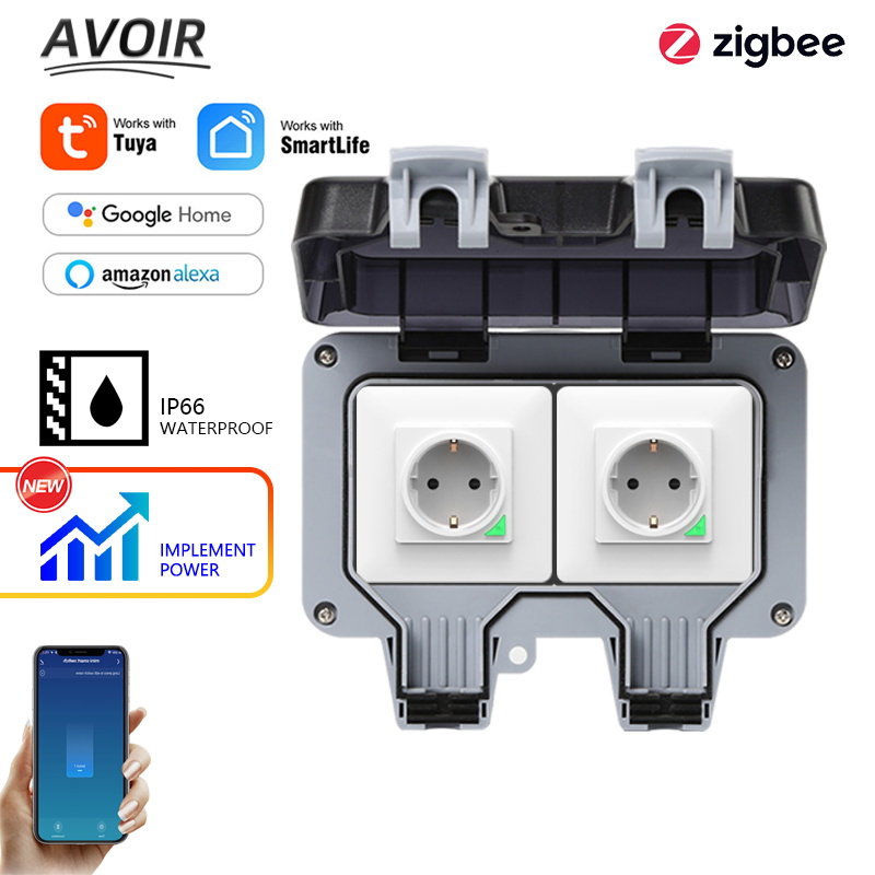 Avoir Tuya Zigbee gniazdka ele – Outdoor Power Outlet Extension recenzja i cena