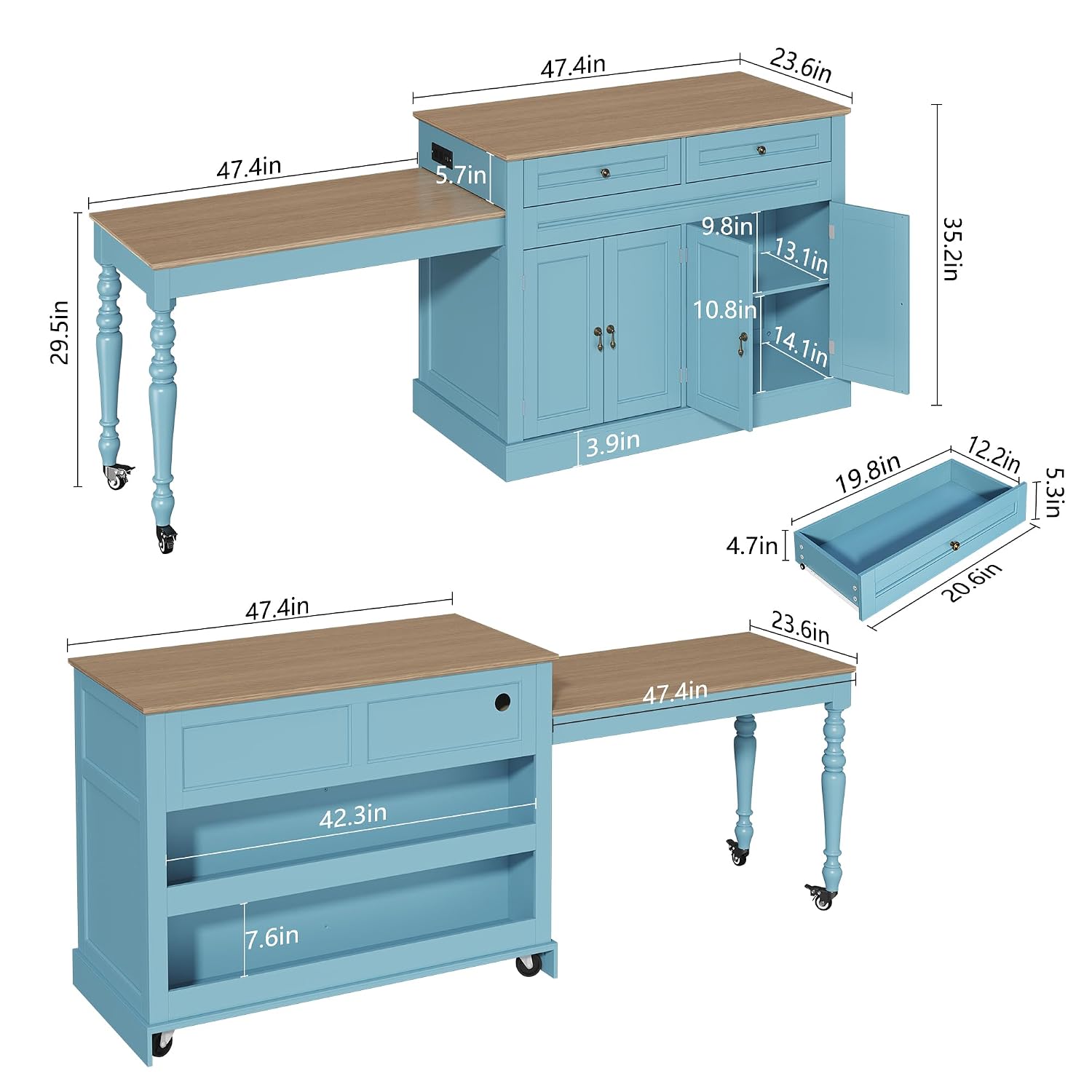 Wyspa kuchenna o długości 87,5 – Outdoor Kitchen Power Outlet recenzja i cena