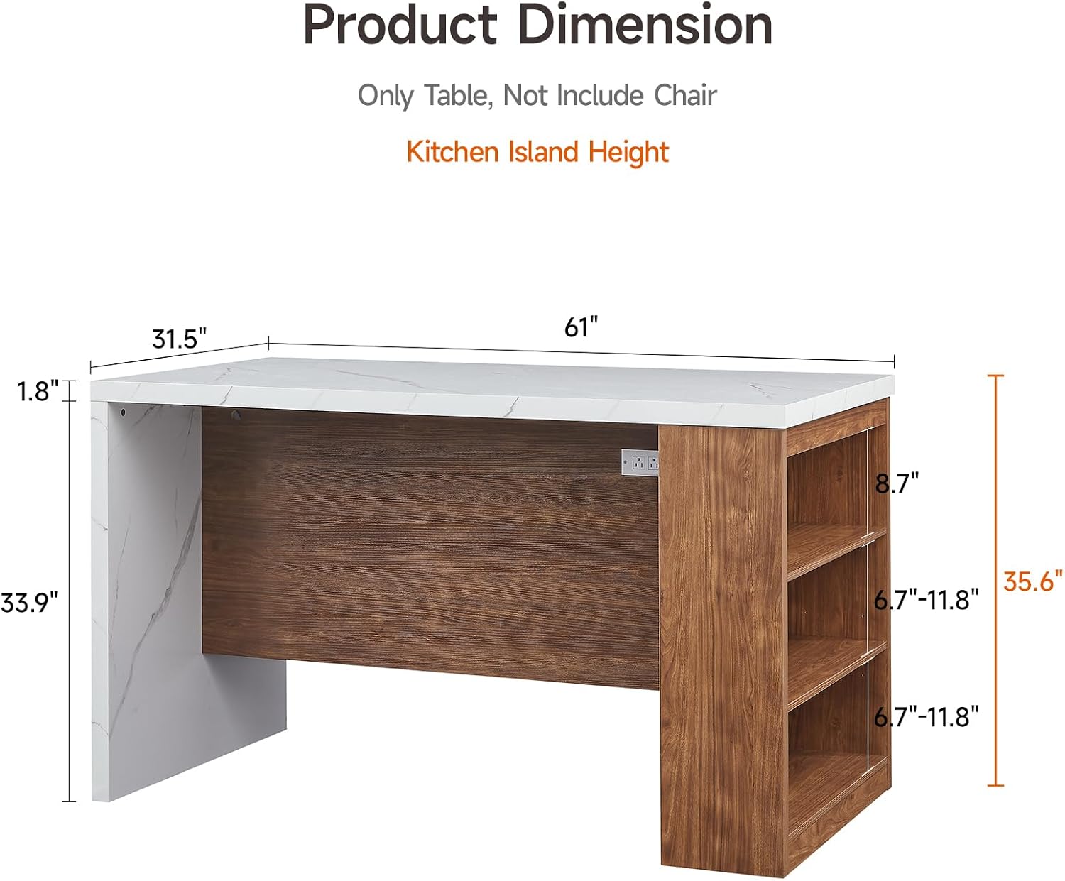 Stół kuchenny wysuwany do użyt – Outdoor Kitchen Power Outlet recenzja i cena